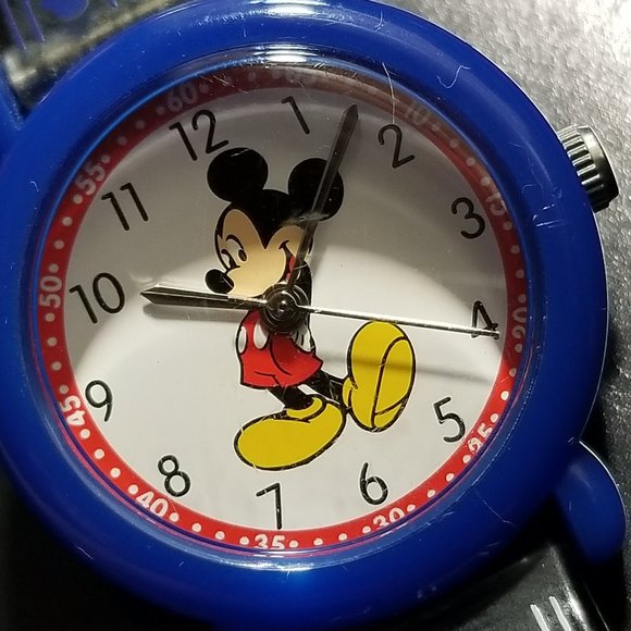 WATCH DISNEY Mickey Mouse MUO648 Silicon Band WORK
